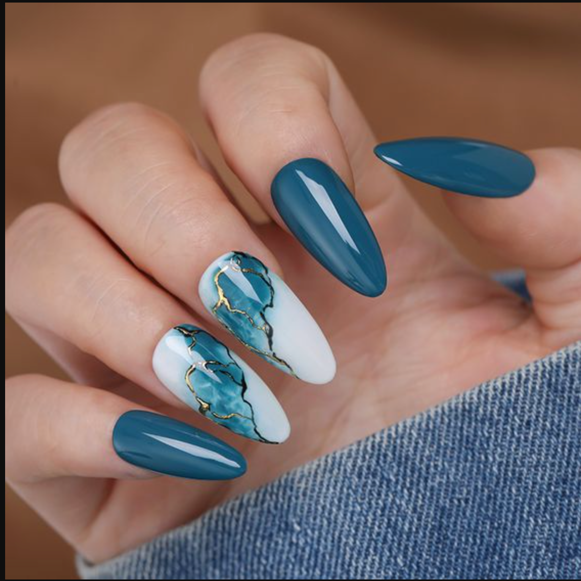 Teal Swirls